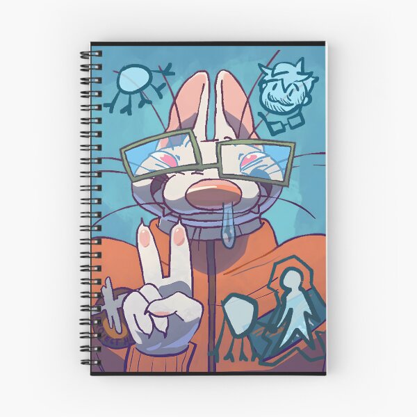Item preview, Cybernetic Bunny Character with Glasses designed and sold by Catsi-Nook-Art.