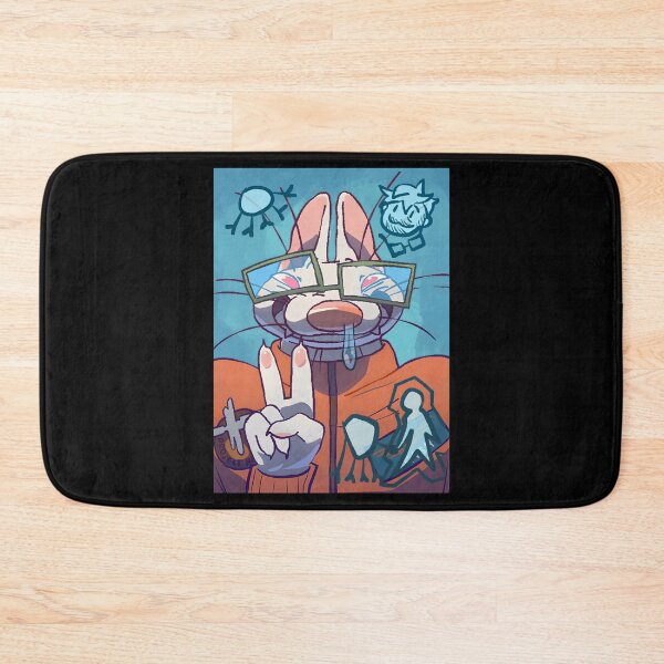 Item preview, Cybernetic Bunny Character with Glasses designed and sold by Catsi-Nook-Art.