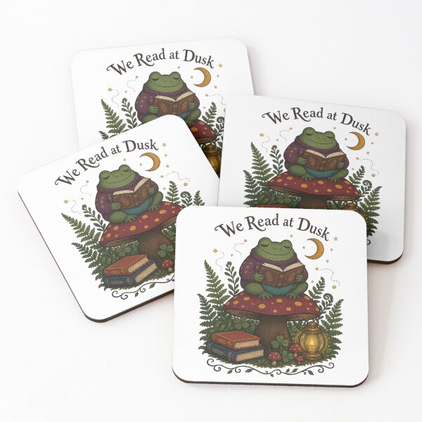 Item preview, Cottagecore Frog Reading Shirt, Frog On Mushroom With Book designed and sold by MOSIDRIP™.