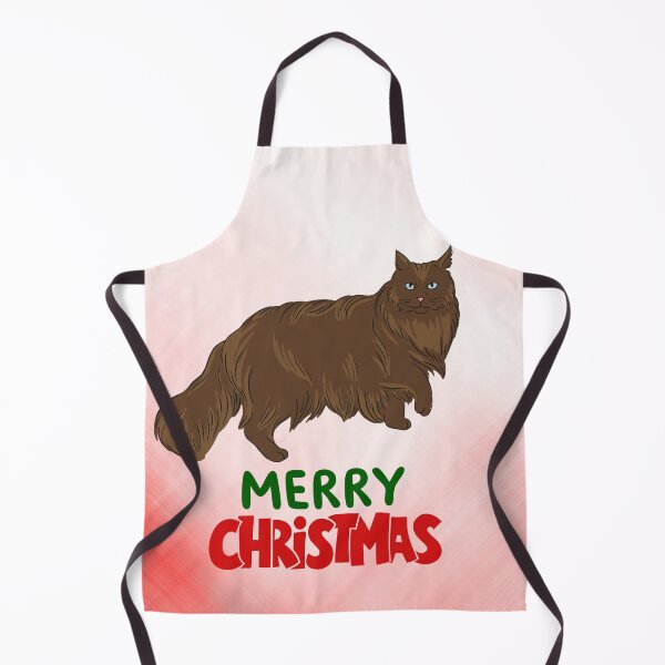 Item preview, Cute Maine Coon Cat Merry Christmas Holiday Art designed and sold by stormk10.