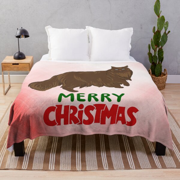 Item preview, Cute Maine Coon Cat Merry Christmas Holiday Art designed and sold by stormk10.