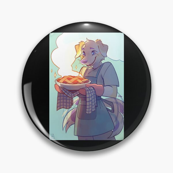 Item preview, Cute Dog Character Baking Pie designed and sold by Catsi-Nook-Art.