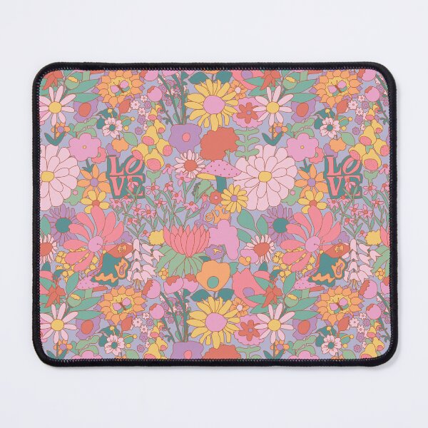 Item preview, 60's Groovy Garden in Faded Pastel designed and sold by YesterdayColl.