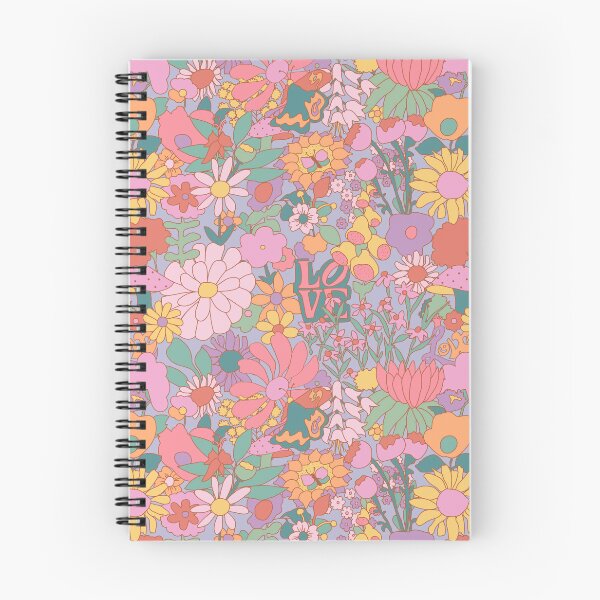 Item preview, 60's Groovy Garden in Faded Pastel designed and sold by YesterdayColl.