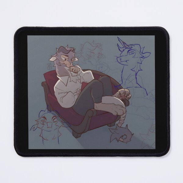 Item preview, Charming Creature Sketches in a Cozy Chair designed and sold by Catsi-Nook-Art.