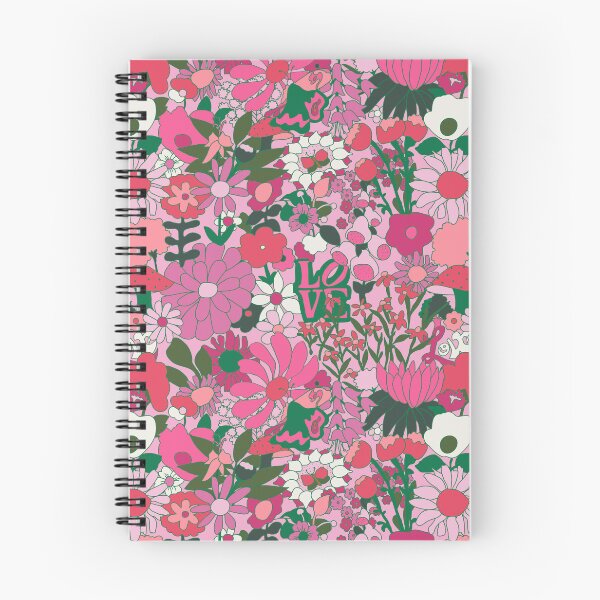Item preview, 60's Groovy Garden in Pink + Green designed and sold by YesterdayColl.