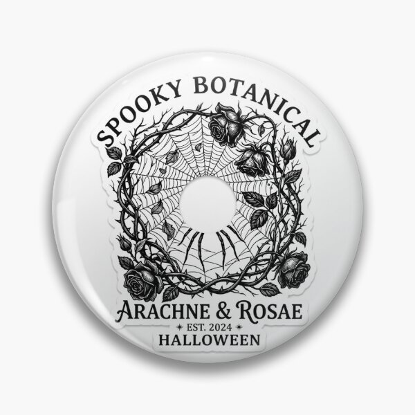 Item preview, Spooky Botanical Spiderweb Sticker | Gothic Rose Halloween Decal designed and sold by mryan78.