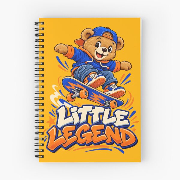 Item preview, Little Legend Skater Bear Streetwear Art designed and sold by MH Digital Studio .