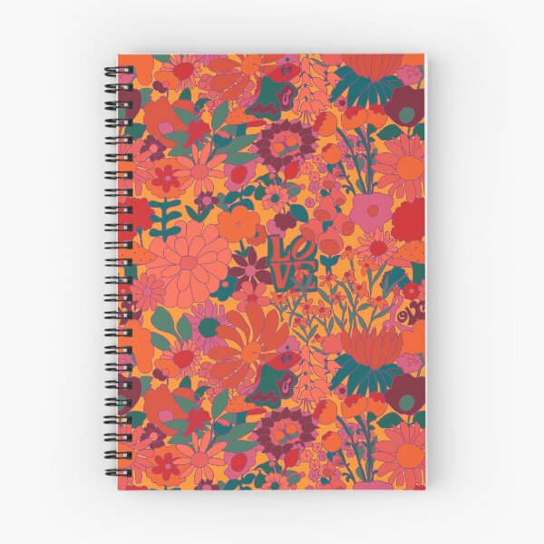 Item preview, 60's Groovy Garden in Saffron designed and sold by YesterdayColl.