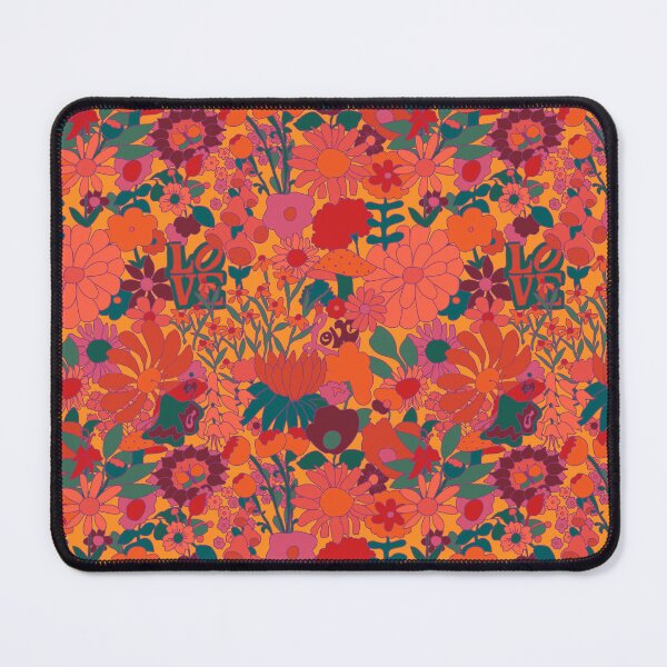Item preview, 60's Groovy Garden in Saffron designed and sold by YesterdayColl.