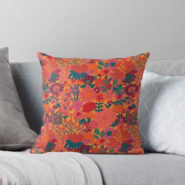 Item preview, 60's Groovy Garden in Saffron designed and sold by YesterdayColl.