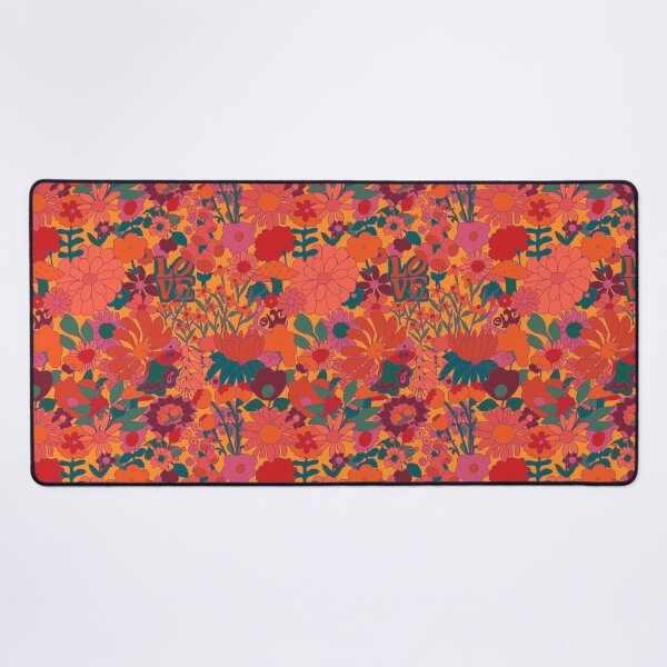 Item preview, 60's Groovy Garden in Saffron designed and sold by YesterdayColl.