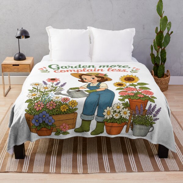 Item preview, Garden More Complain Less Funny Gardening designed and sold by nivadaofficiel2.