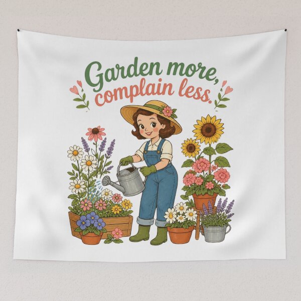 Item preview, Garden More Complain Less Funny Gardening designed and sold by nivadaofficiel2.