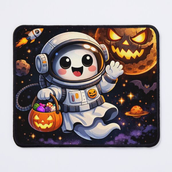 Item preview, Halloween Astronaut Ghost – Cute Spooky Space Adventure designed and sold by aliyehc.