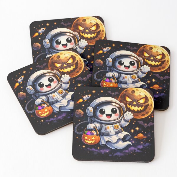 Item preview, Halloween Astronaut Ghost – Cute Spooky Space Adventure designed and sold by aliyehc.