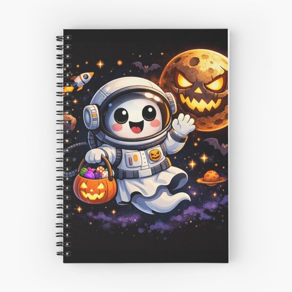 Item preview, Halloween Astronaut Ghost – Cute Spooky Space Adventure designed and sold by aliyehc.