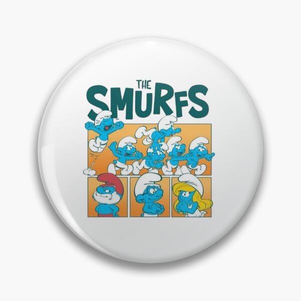 Item preview, The Smurfs Retro Comic Panels Design  designed and sold by circliqueart.