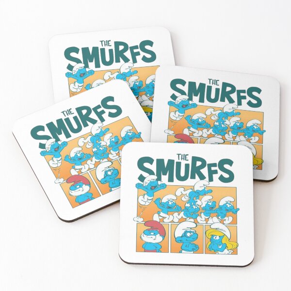 Item preview, The Smurfs Retro Comic Panels Design  designed and sold by circliqueart.
