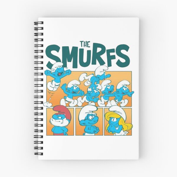 Item preview, The Smurfs Retro Comic Panels Design  designed and sold by circliqueart.
