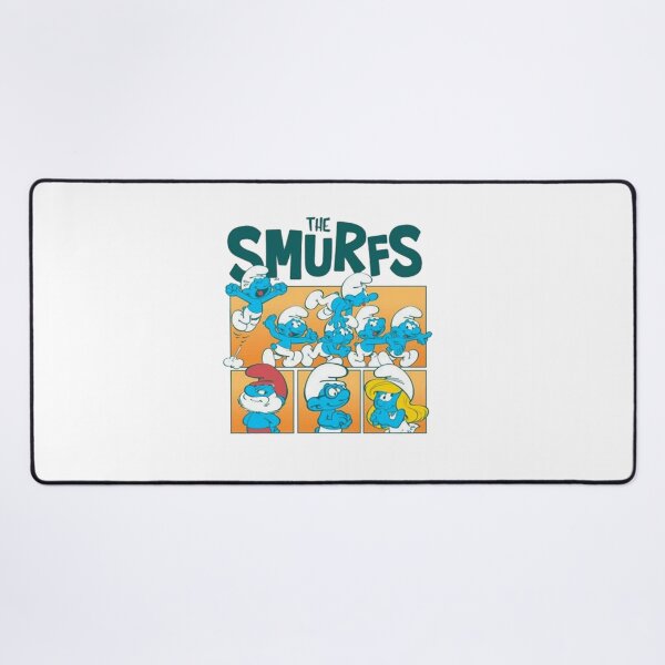 Item preview, The Smurfs Retro Comic Panels Design designed and sold by circliqueart.