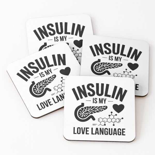 Item preview, Insulin Is My Love Language - Funny Endocrinologist Quote designed and sold by HappyDelights.
