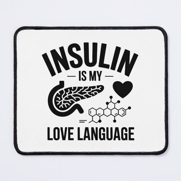 Item preview, Insulin Is My Love Language - Funny Endocrinologist Quote designed and sold by HappyDelights.
