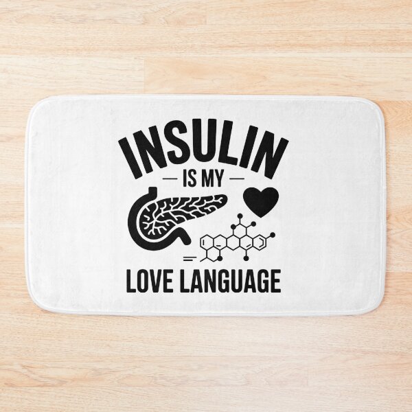 Item preview, Insulin Is My Love Language - Funny Endocrinologist Quote designed and sold by HappyDelights.