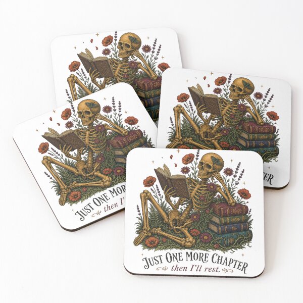 Item preview, Skeleton Reading Shirt, Wildflower Bookish Tee designed and sold by MOSIDRIP™.