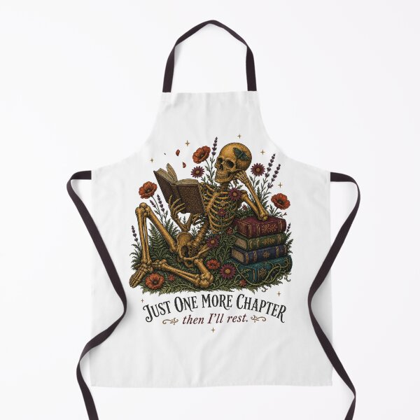 Item preview, Skeleton Reading Shirt, Wildflower Bookish Tee designed and sold by MOSIDRIP™.