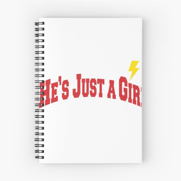 Item preview, He's Just a Girl Varsity Lettering designed and sold by The Vault Shop.