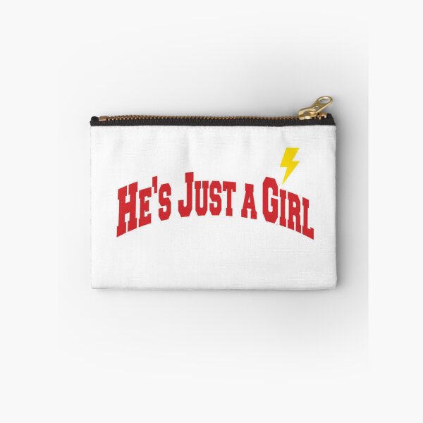 Item preview, He's Just a Girl Varsity Lettering designed and sold by The Vault Shop.