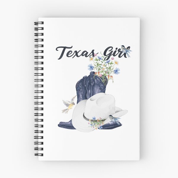 Item preview, Texas Girl with Cowboy Boots/Hat, Wildflowers & Birds designed and sold by JeweledDesigns.