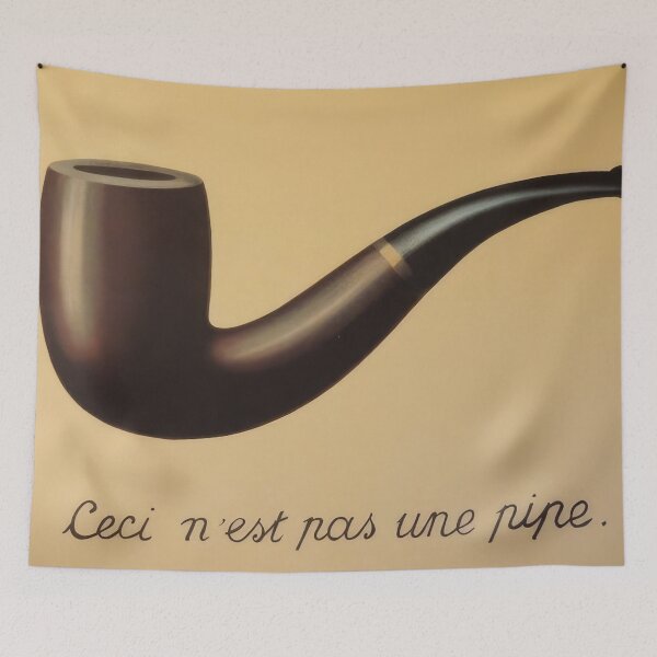 Item preview, ceci n est pas une pipe - Rene Magritte designed and sold by Natkyshoraka.