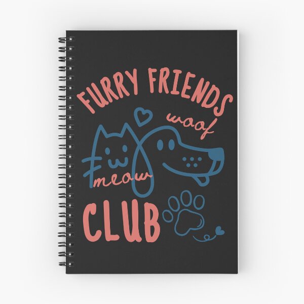 Item preview, Dog Cat Club Paw Print Woof Meow Pet Mom Dad Furry Friends Group  designed and sold by Forevermore.