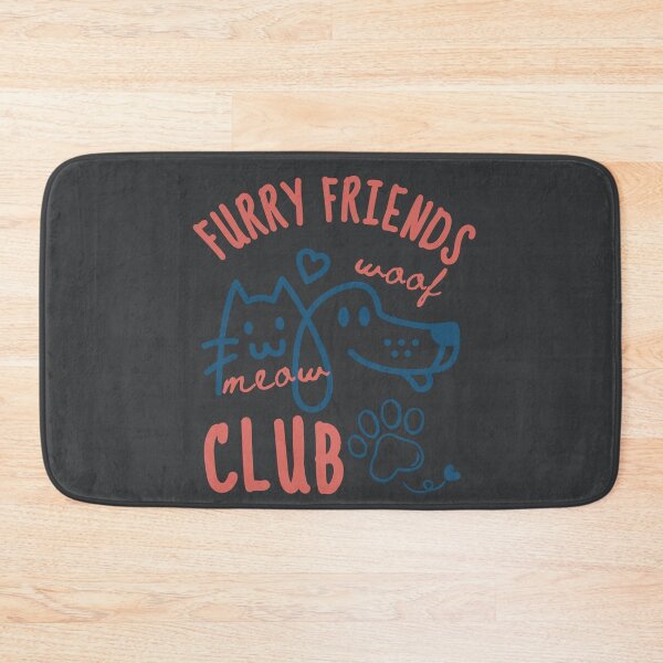 Item preview, Dog Cat Club Paw Print Woof Meow Pet Mom Dad Furry Friends Group  designed and sold by Forevermore.
