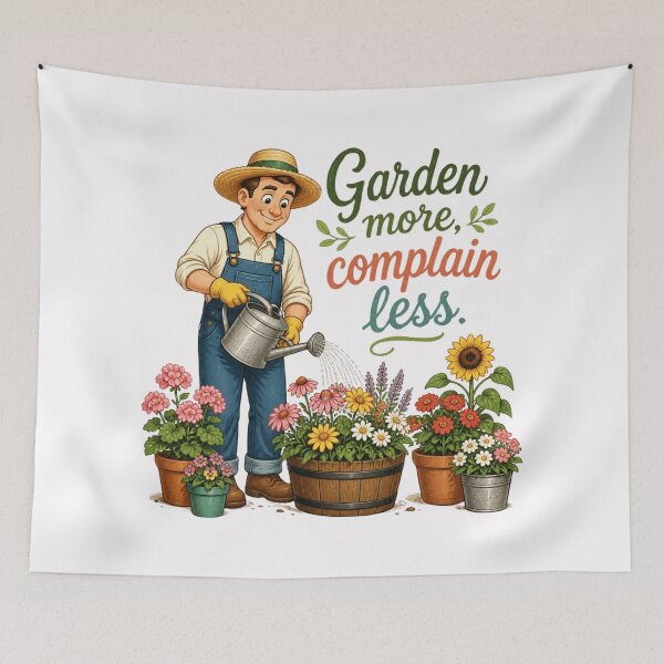 Item preview, Garden More Complain Less Funny Gardening designed and sold by nivadaofficiel2.
