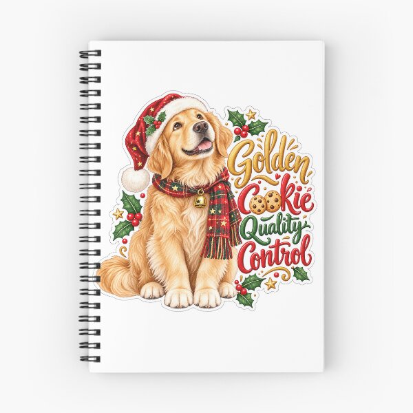 Item preview, Golden Cookie Quality Control Retriever Christmas designed and sold by badburropress.
