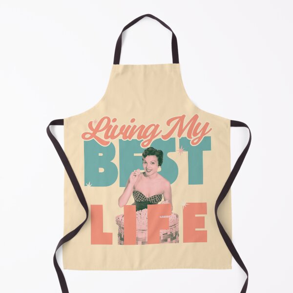 Item preview, Living My Best Life Retro designed and sold by WaveyJane.