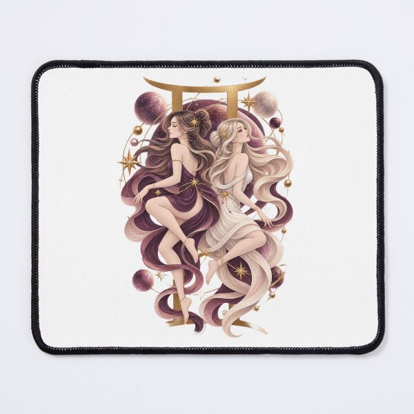 Item preview, Gemini Zodiac Twins Art designed and sold by tmoca.