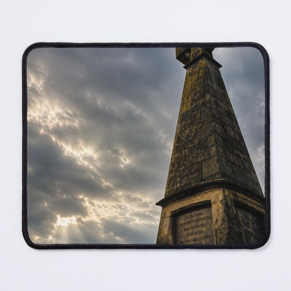 Item preview, Remembrance at Pic Tor, Matlock's Historic War Memorial Against a Dramatic Sky designed and sold by Astute-Artio-Photography.