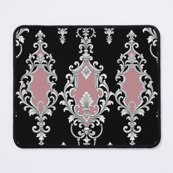 Item preview, Black, Matte Dusty Pink & Silver Baroque designed and sold by DesignsByPrnces.