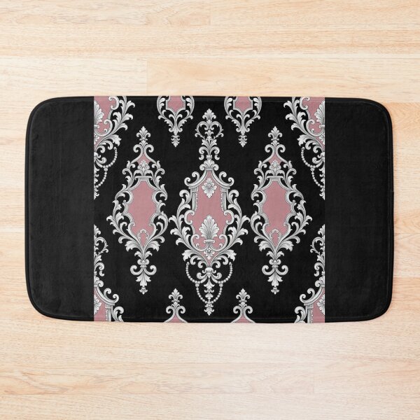 Item preview, Black, Matte Dusty Pink & Silver Baroque designed and sold by DesignsByPrnces.
