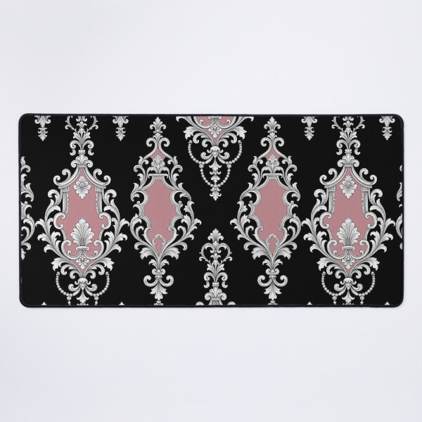 Item preview, Black, Matte Dusty Pink & Silver Baroque designed and sold by DesignsByPrnces.
