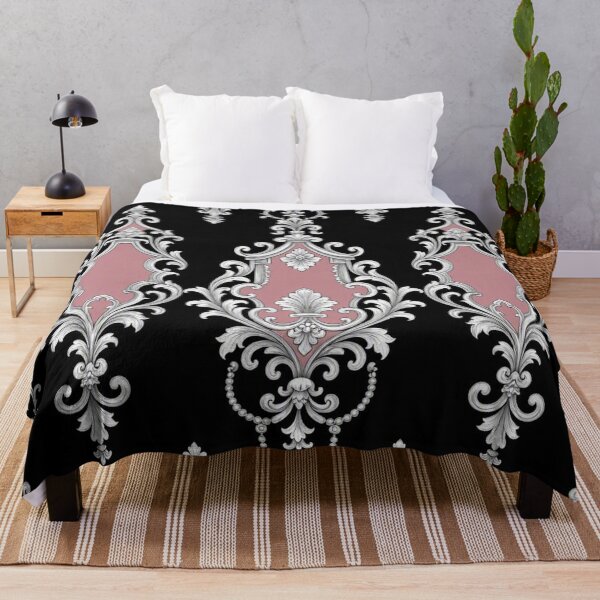 Item preview, Black, Matte Dusty Pink & Silver Baroque designed and sold by DesignsByPrnces.