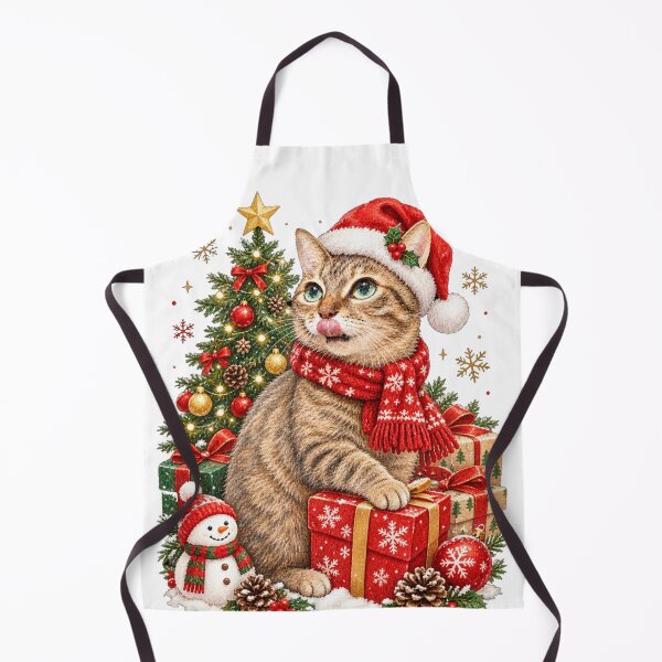 Item preview, Christmas cat snowman gift designed and sold by HappySmile123.