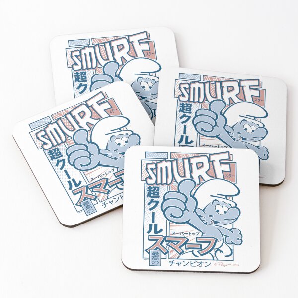 Item preview, The Smurfs Smurf Star Super Cool Vintage Manga Poster Essential  designed and sold by circliqueart.