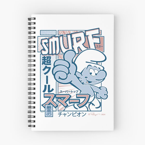 Item preview, The Smurfs Smurf Star Super Cool Vintage Manga Poster Essential  designed and sold by circliqueart.