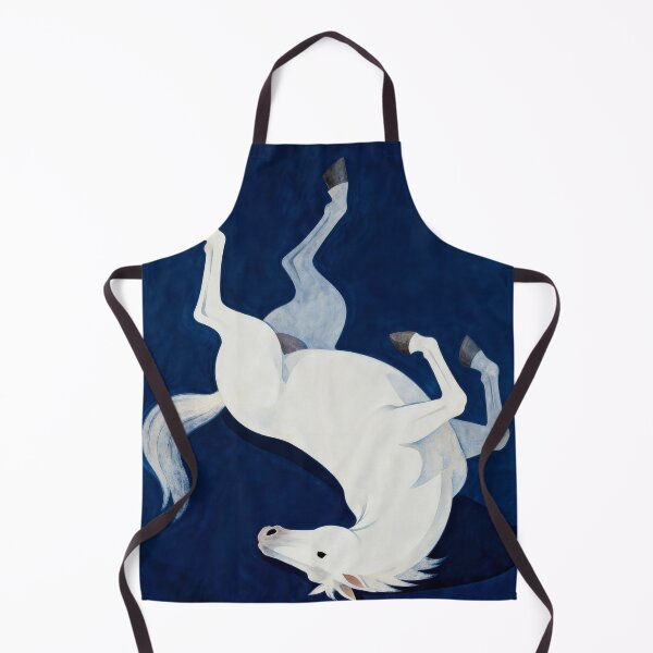 Item preview, White Horse Floating Deep Blue Surreal designed and sold by KAMOCHI Art.