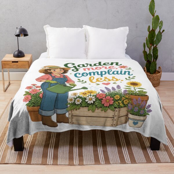Item preview, Garden More Complain Less Funny Gardening designed and sold by nivadaofficiel2.